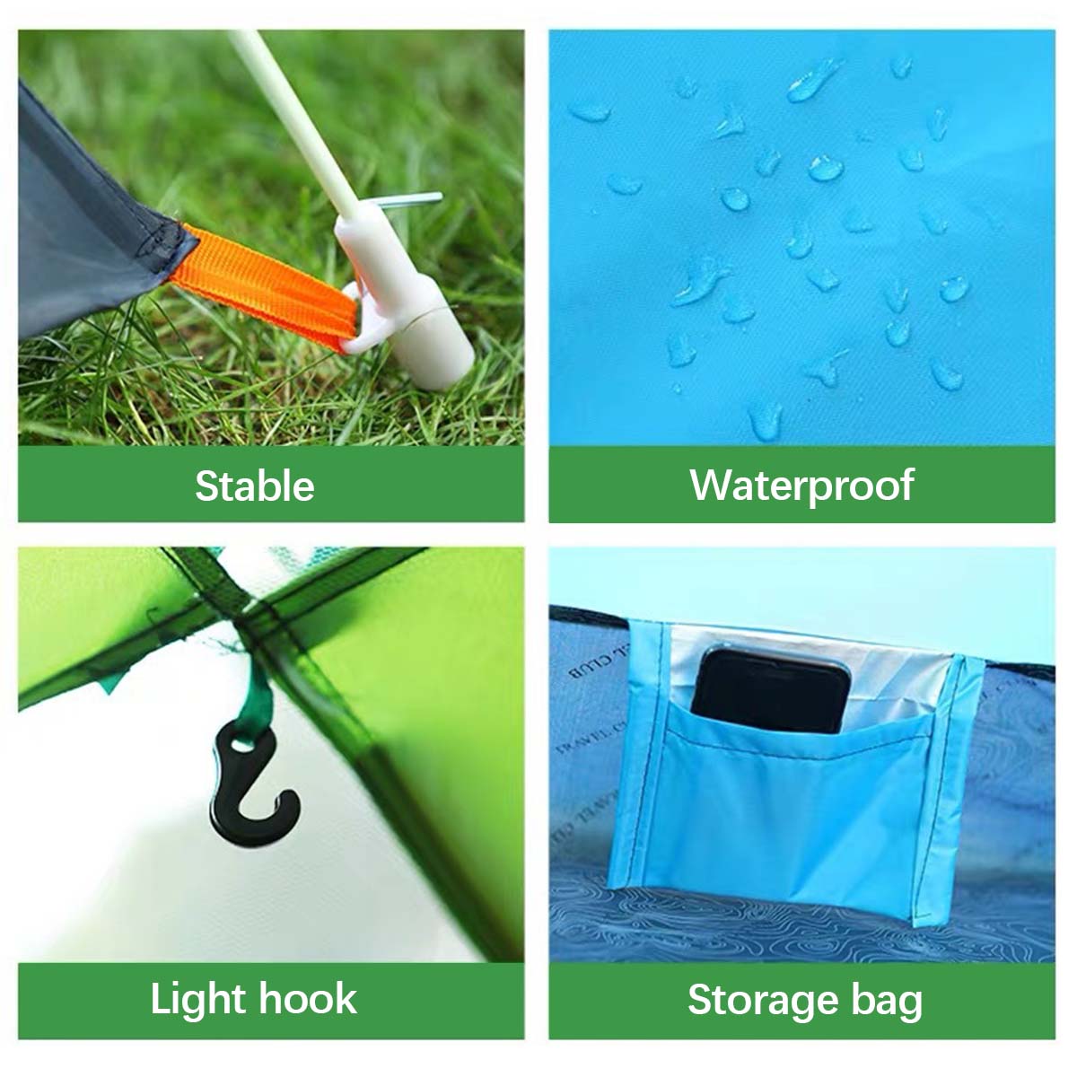 Cheap Goat Tents Ultralight Camping Tent Fully Automatic quick opening Camping Tent Waterproof Outdoor Hiking Tent Backpacking Tent With Free Bag Tents 